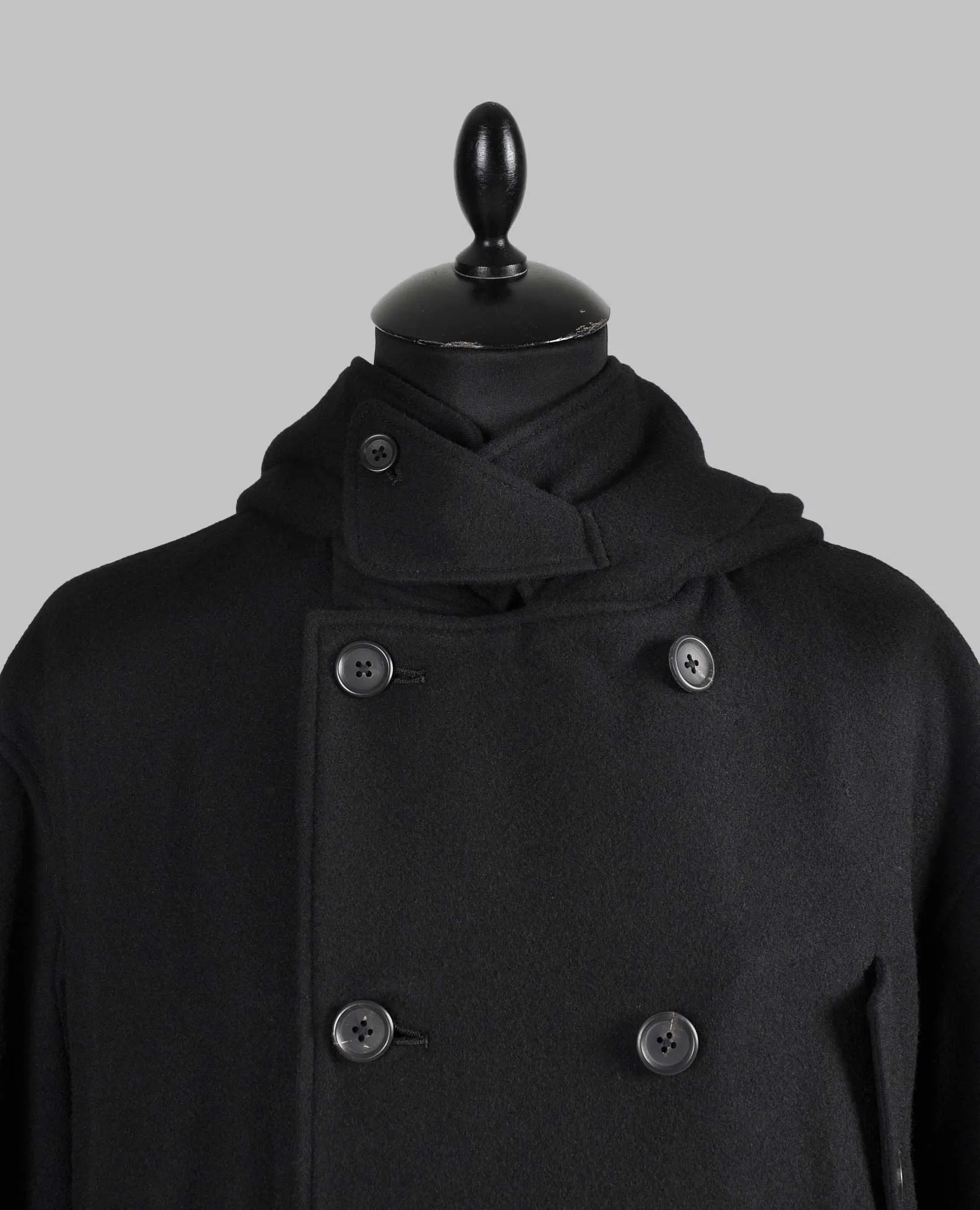 LONG HOODED COAT