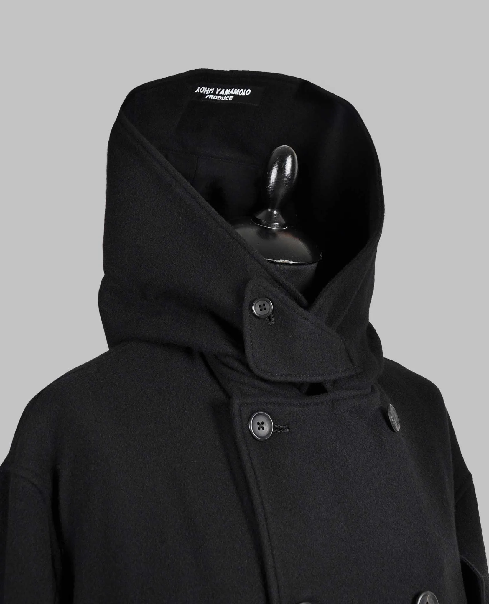 LONG HOODED COAT