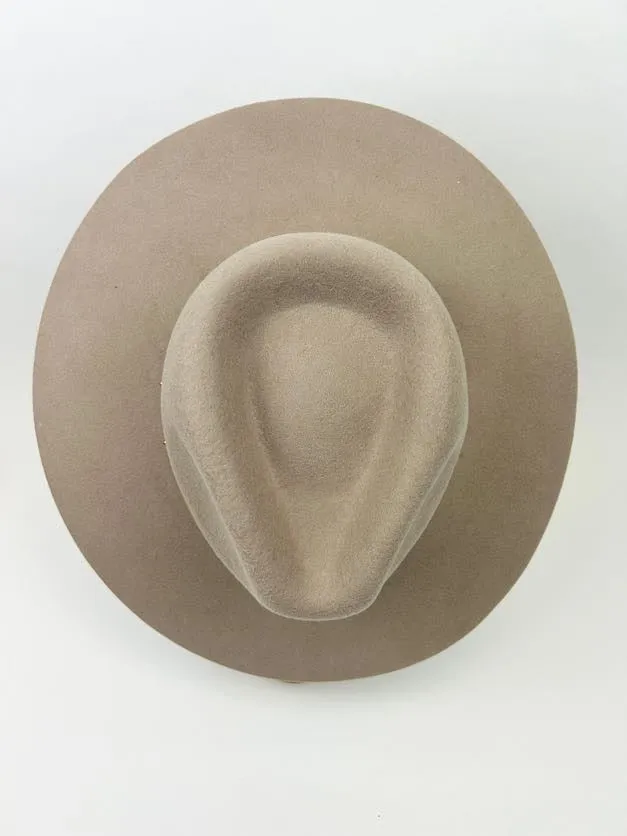 Loretta Fedora in Taupe