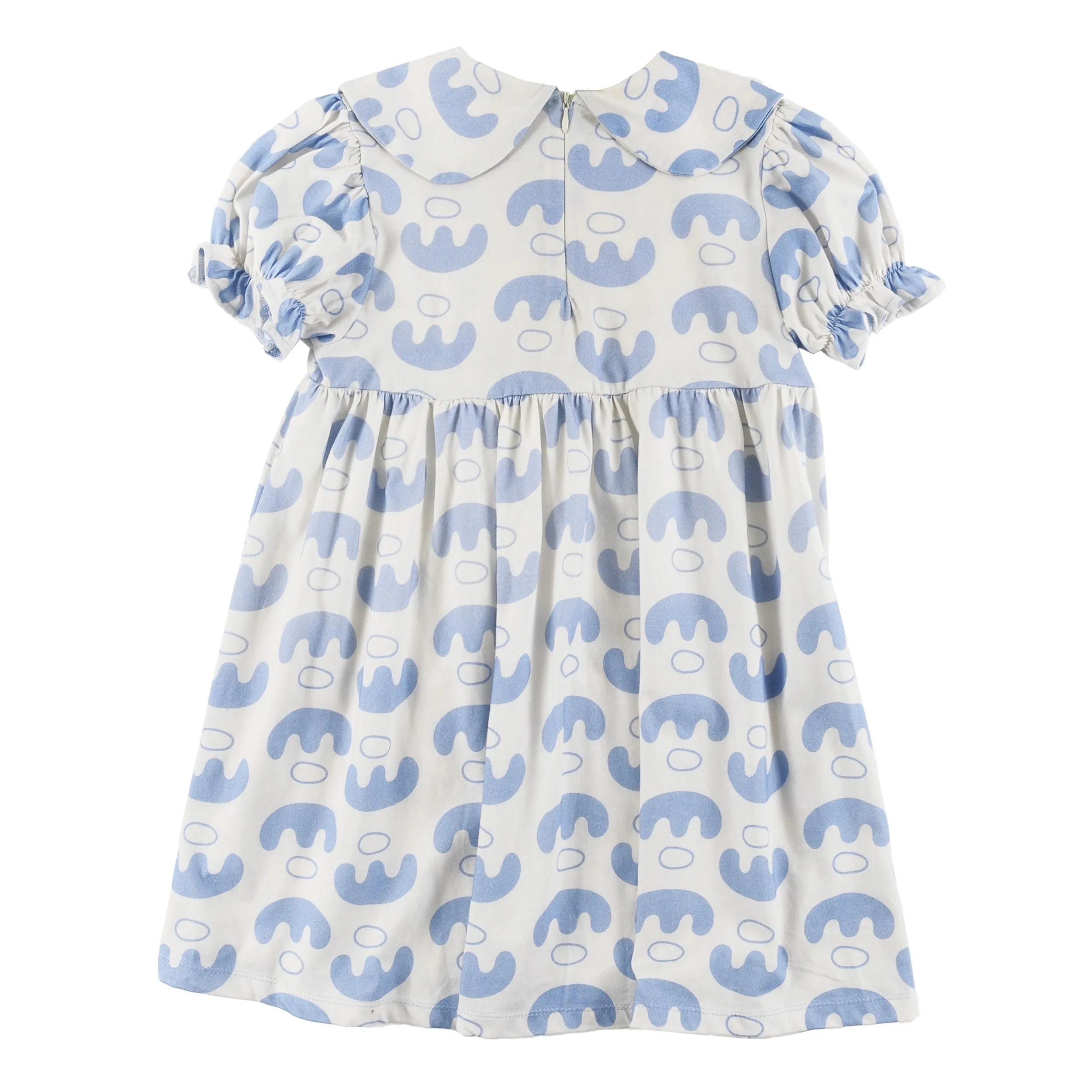 Loud Collared Dress-Abstract Boat
