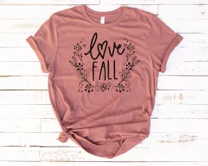 Love Fall Garland Unisex TShirt