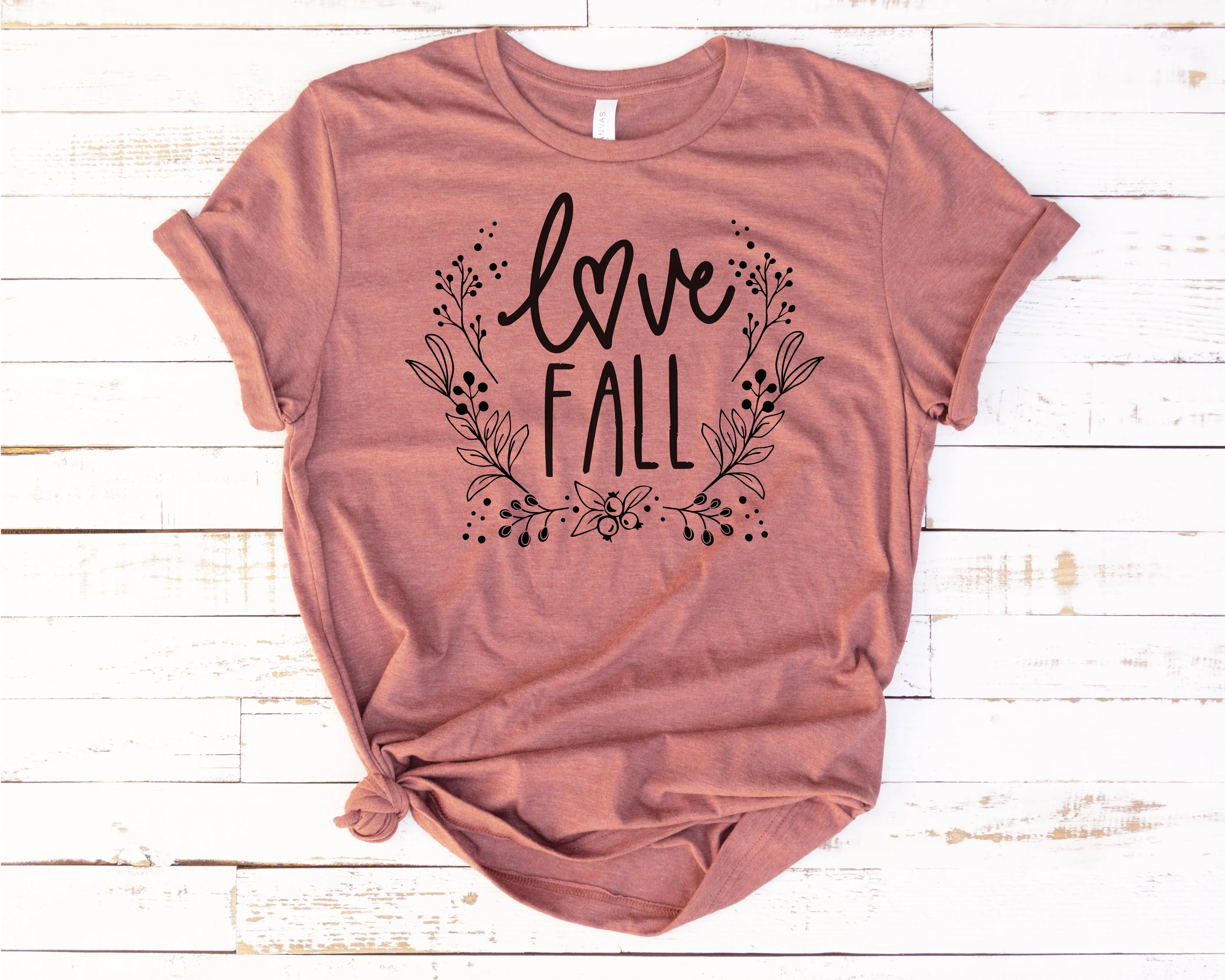 Love Fall Garland Unisex TShirt