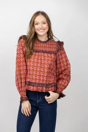 Love the Label Long Sleeve Poppy Top