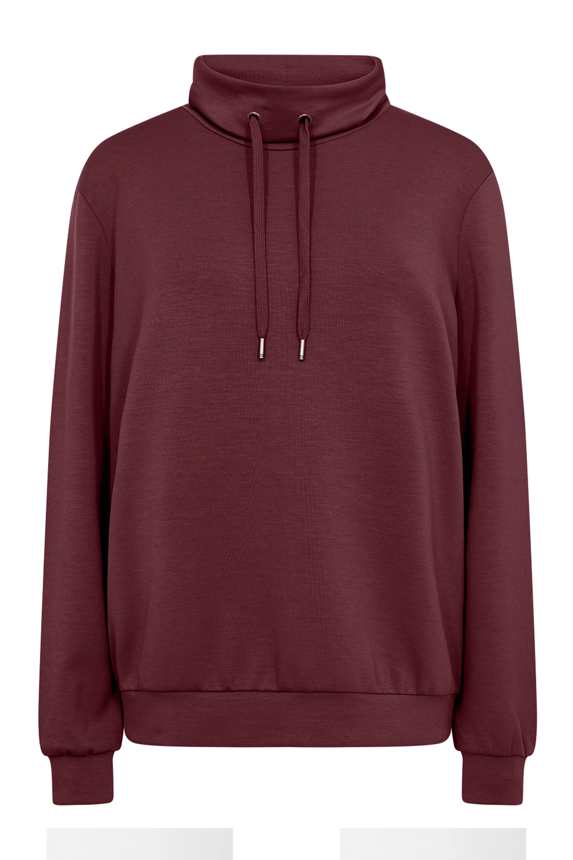 LS DRAWSTRING NECK TOP
