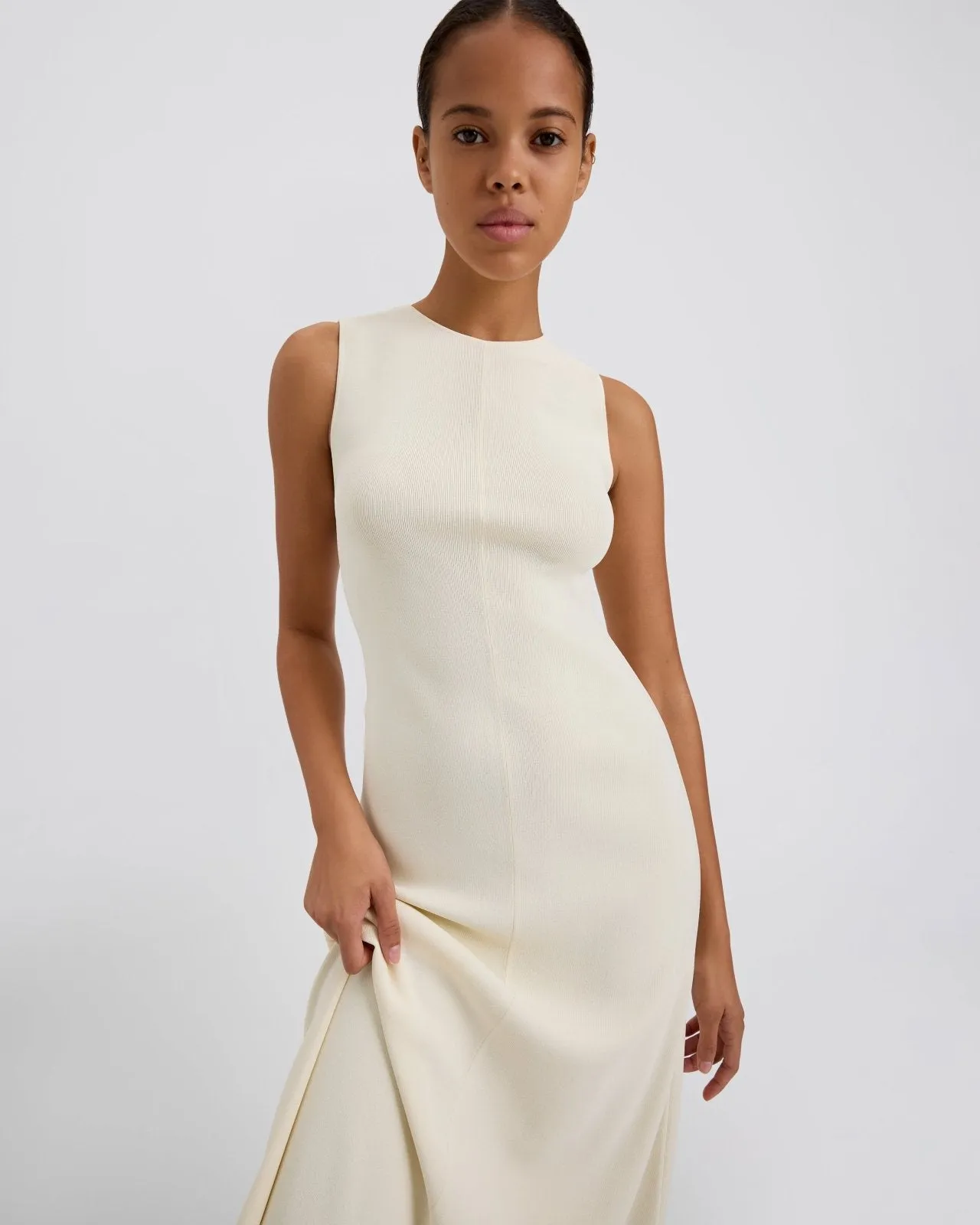 Lucerne Dress Ecru
