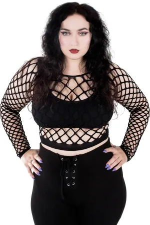 Lunatrix Fishnet Top