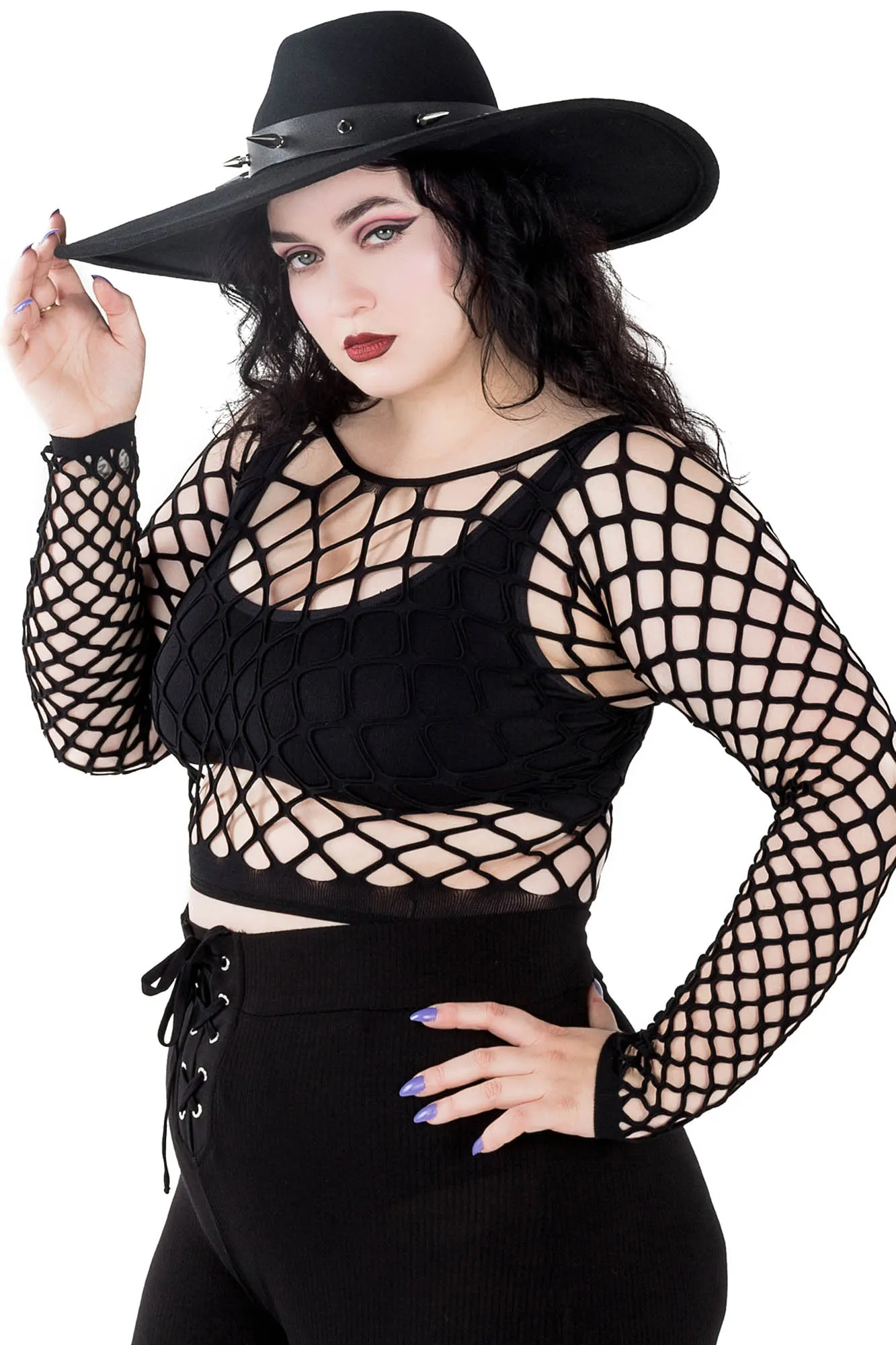 Lunatrix Fishnet Top