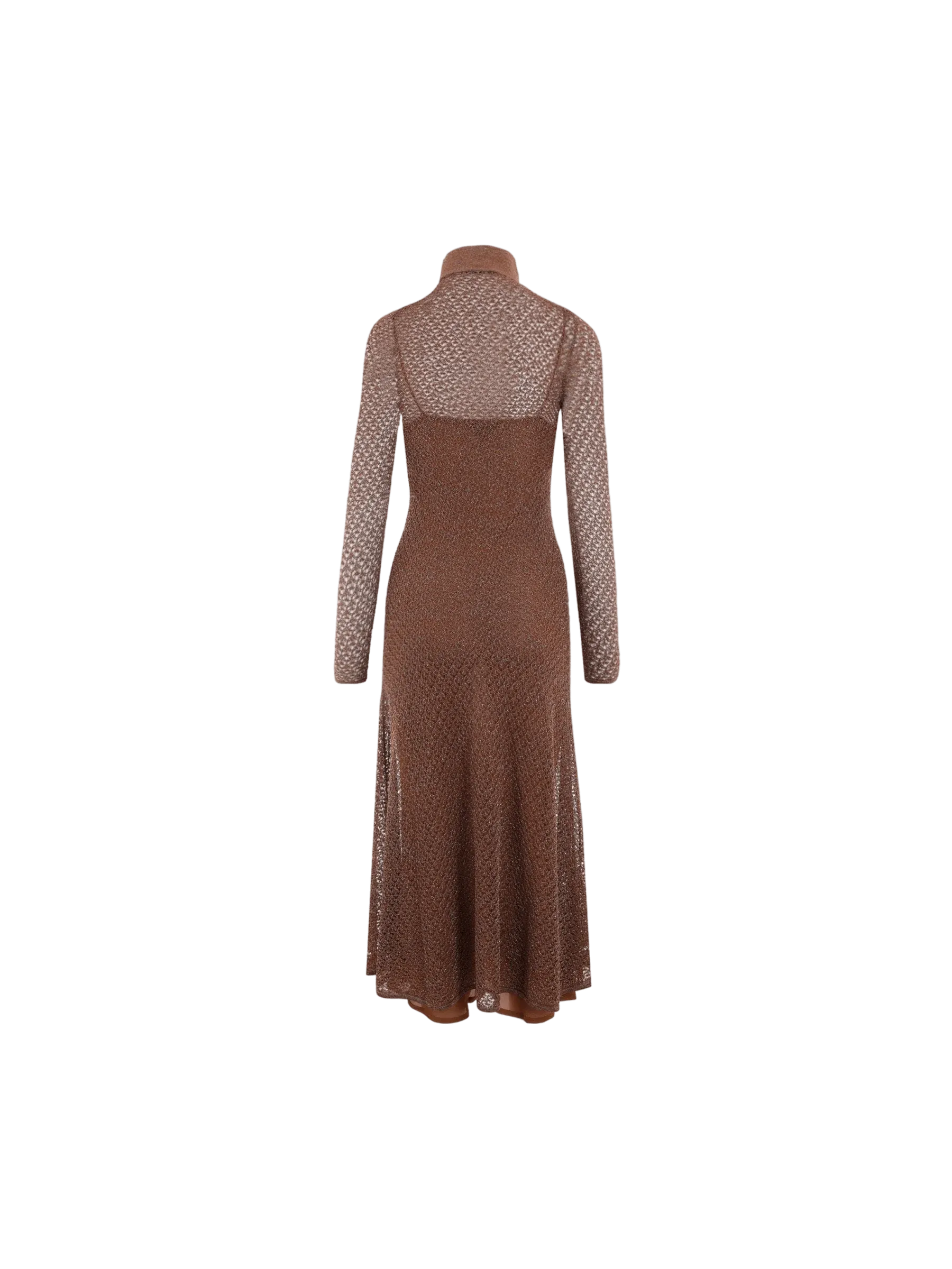 Lurex Knit Midi Dress