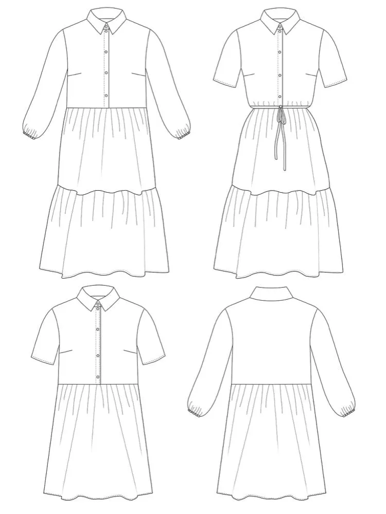 Lyra Shirt   Dress Pattern