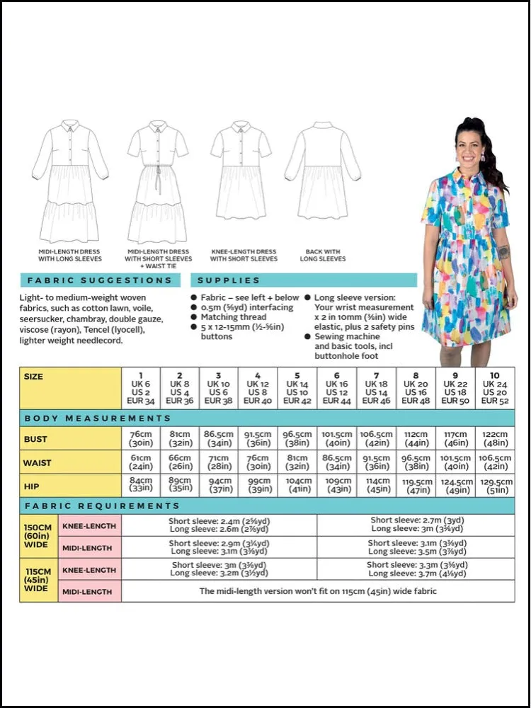 Lyra Shirt   Dress Pattern