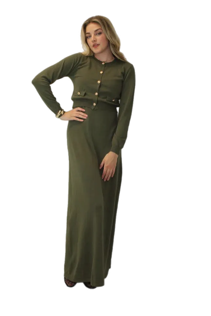 M Knit Maxi Dress