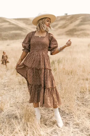 Madeline Dress in Amber Floral - FINAL SALE