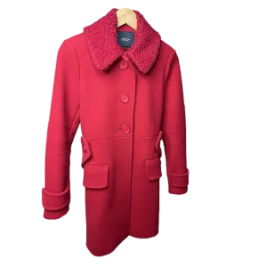 Maje Wool Cashmere Military Coat 8-10 uk