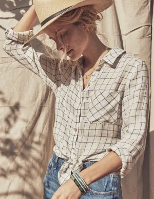 Malibu Shirt in Rae Windowpane