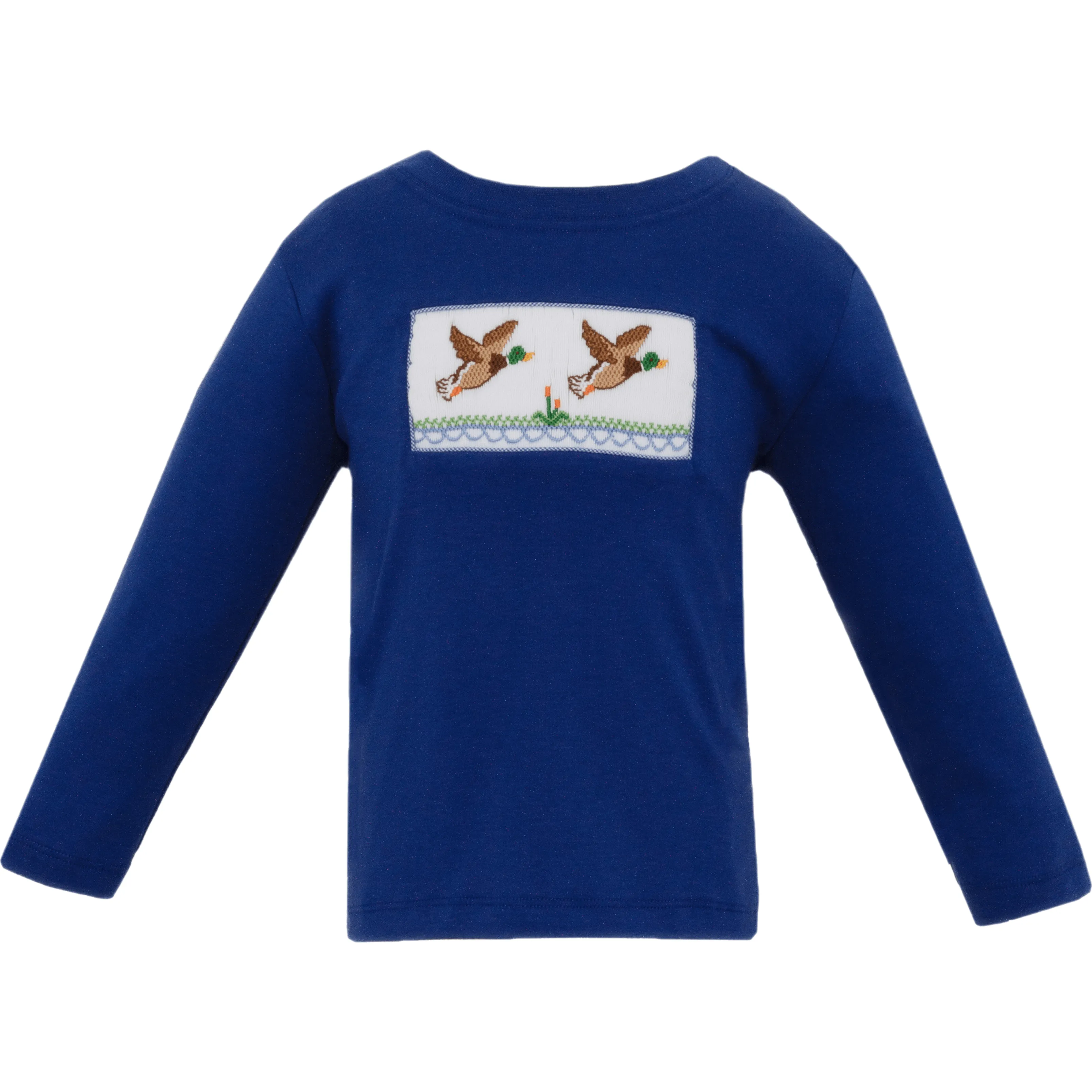 Mallard Ducks Smocked Knit T-Shirt