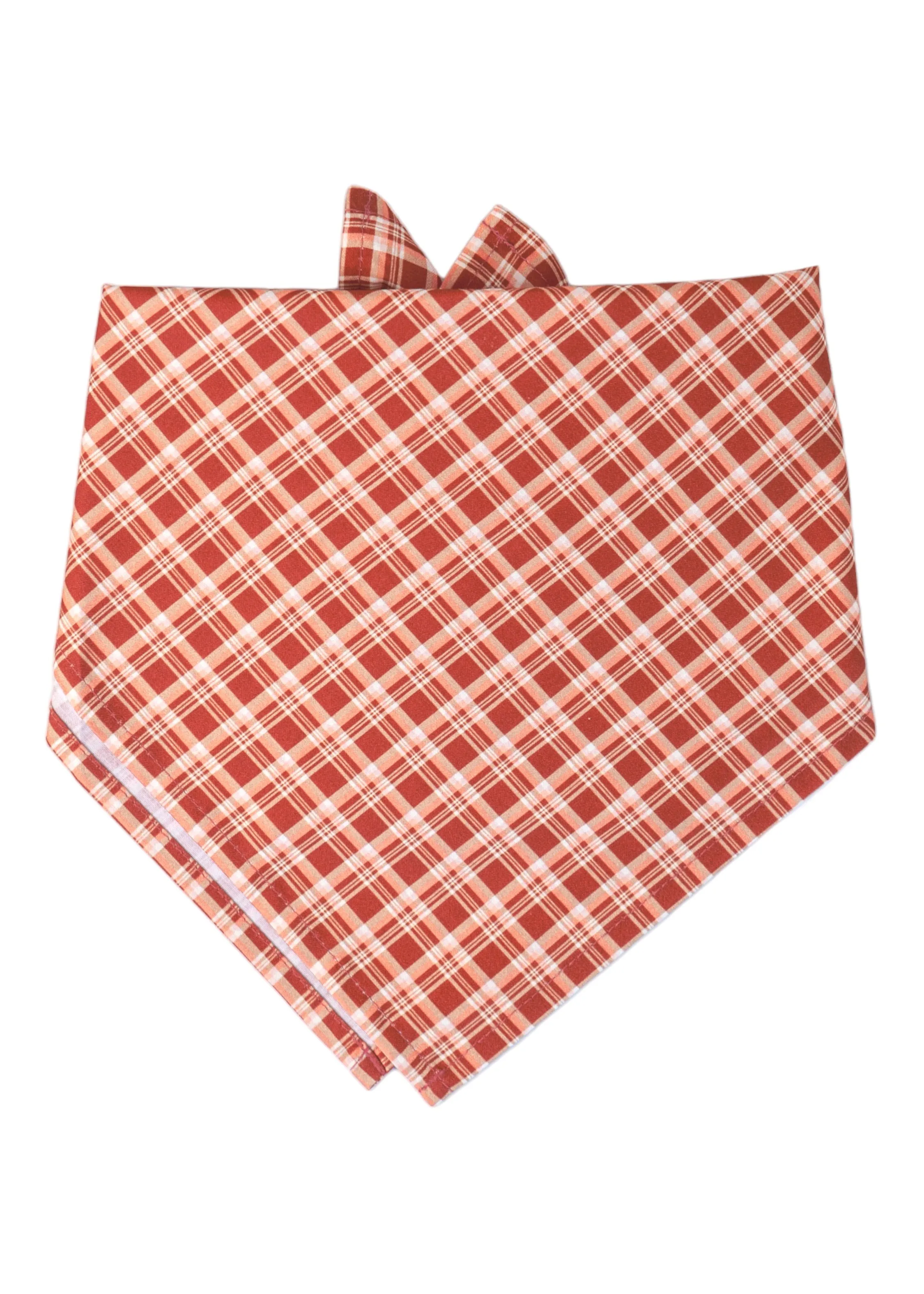 Maple Plaid Dog Bandana