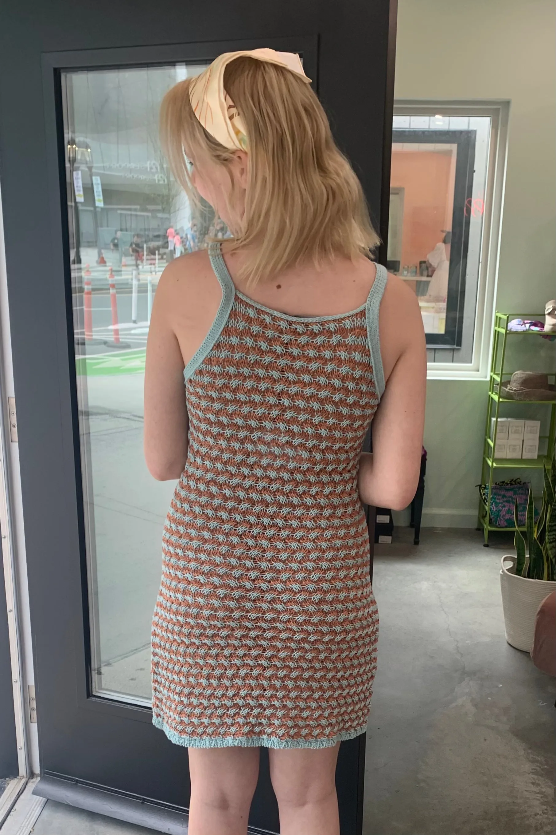 Marco Rambaldi - Braided Knitted Mini Dress: Rust