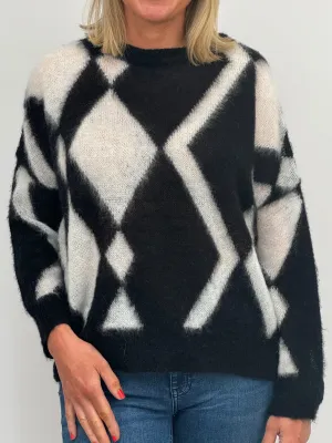 MARELLA Black & White Sweater