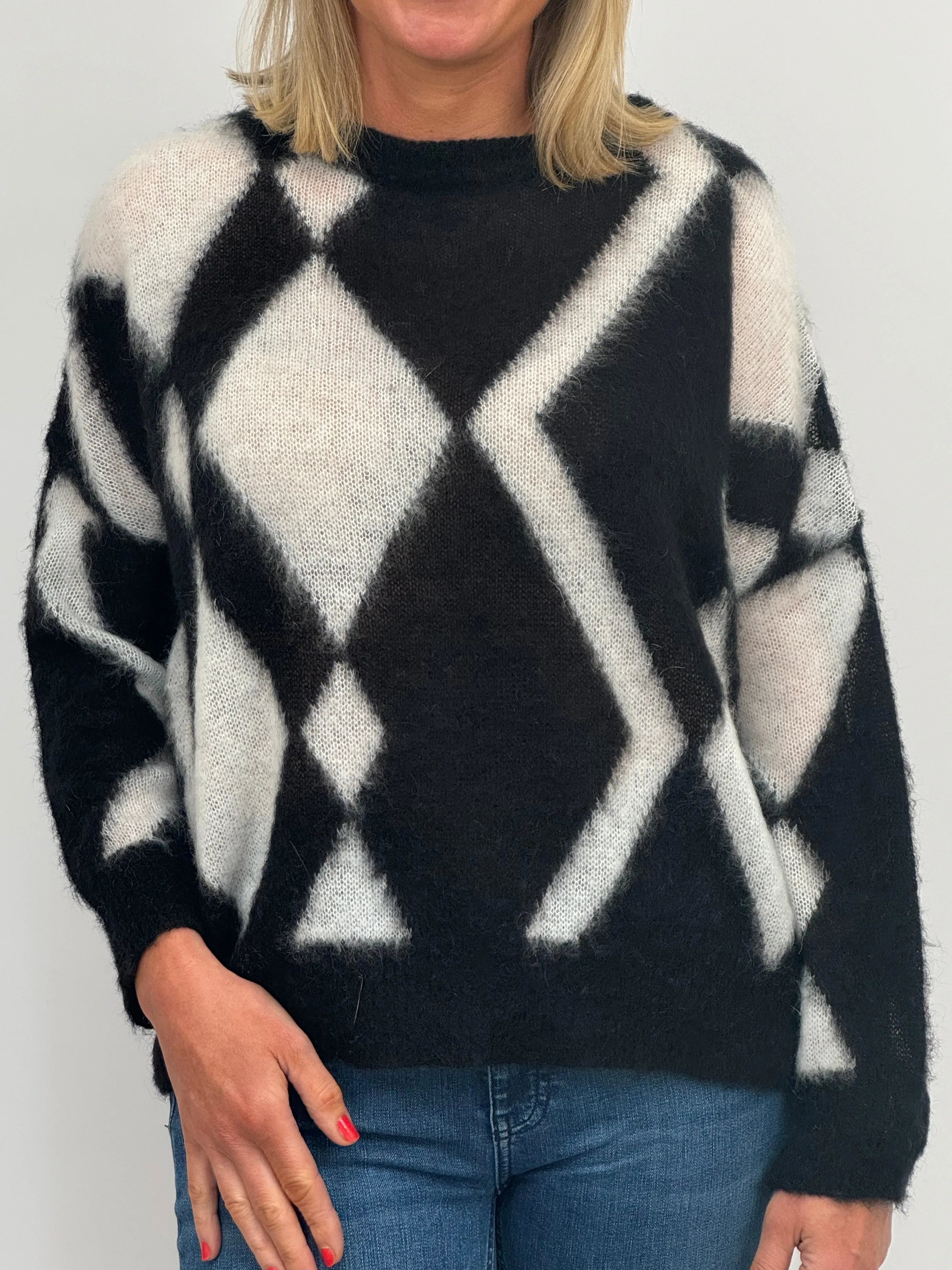 MARELLA Black & White Sweater