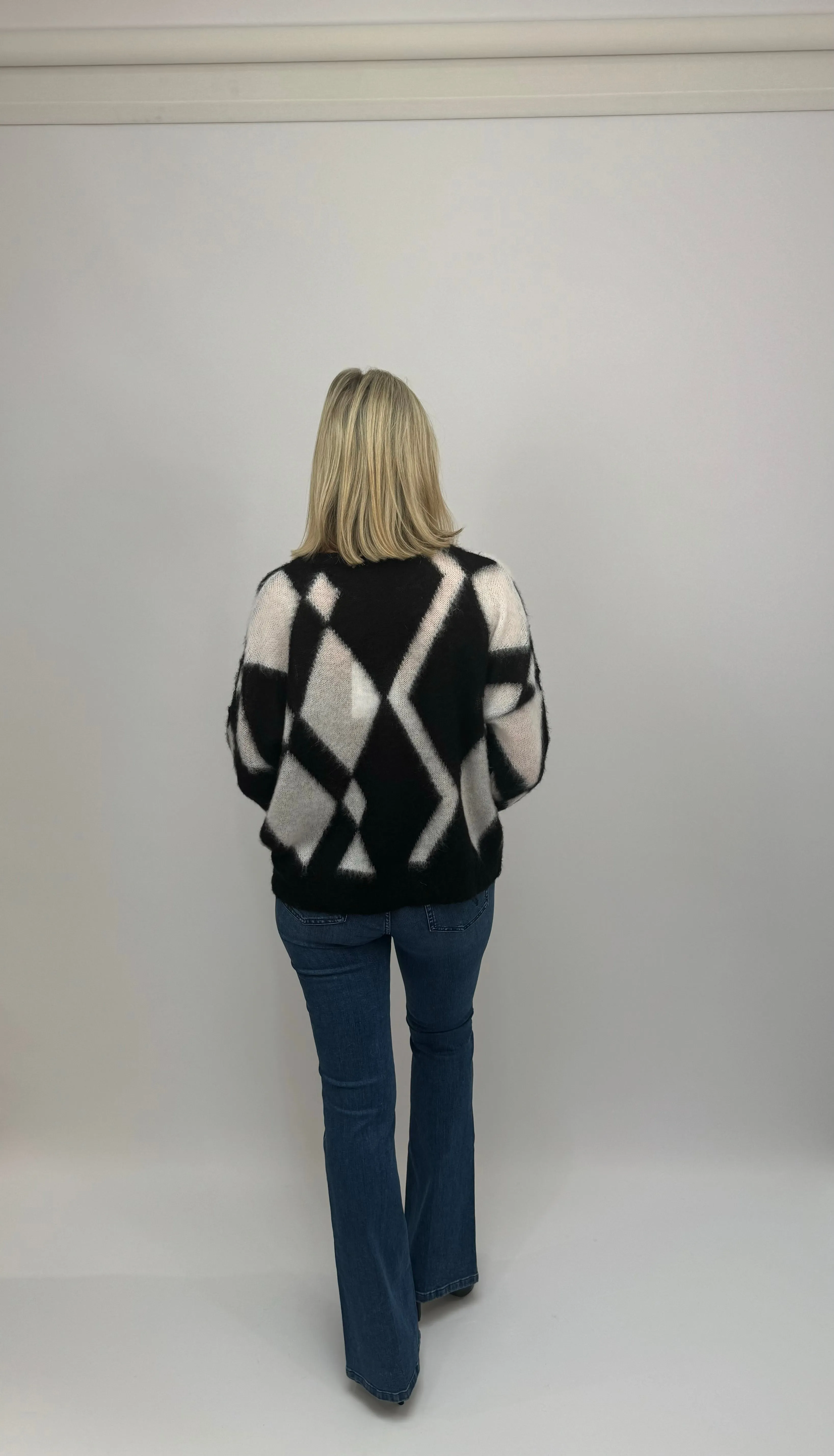 MARELLA Black & White Sweater