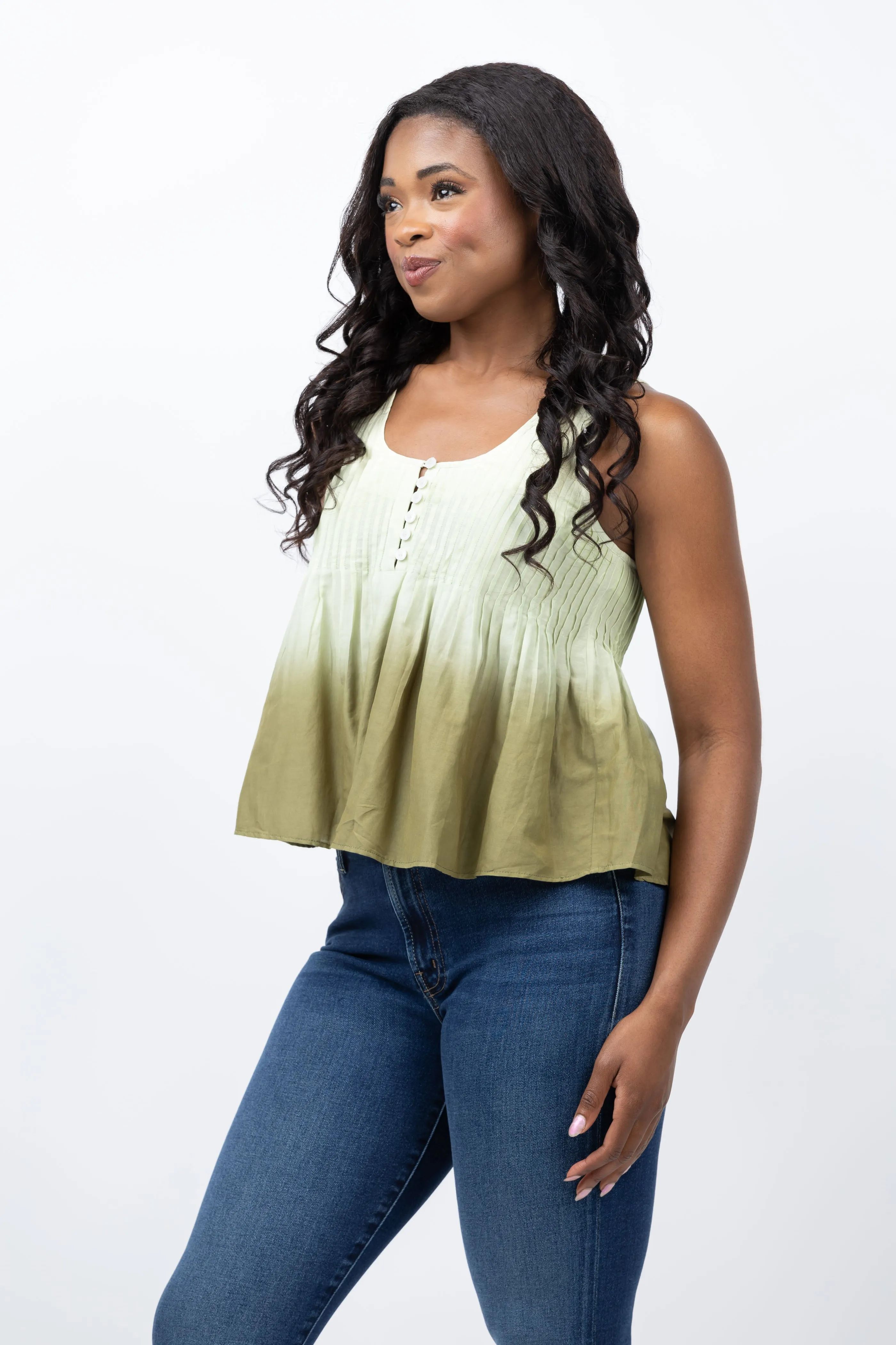 Maria Cher Arce Amber Top in Army