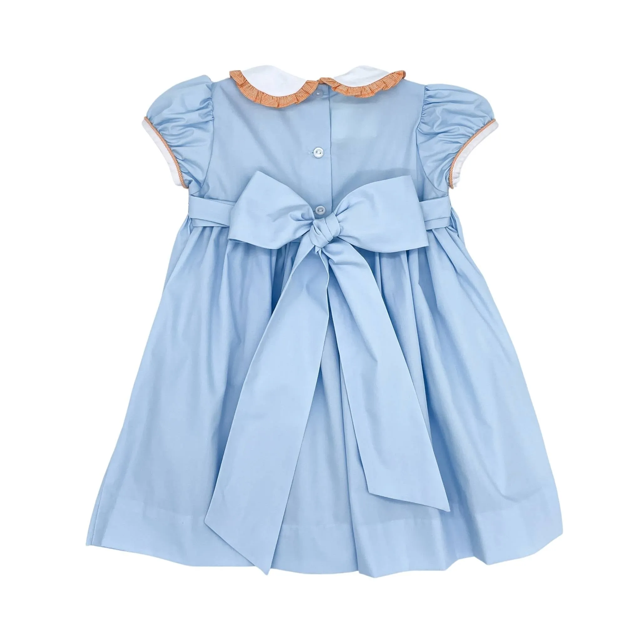 Marion Pumpkin Smocked Dress - FINAL SALE
