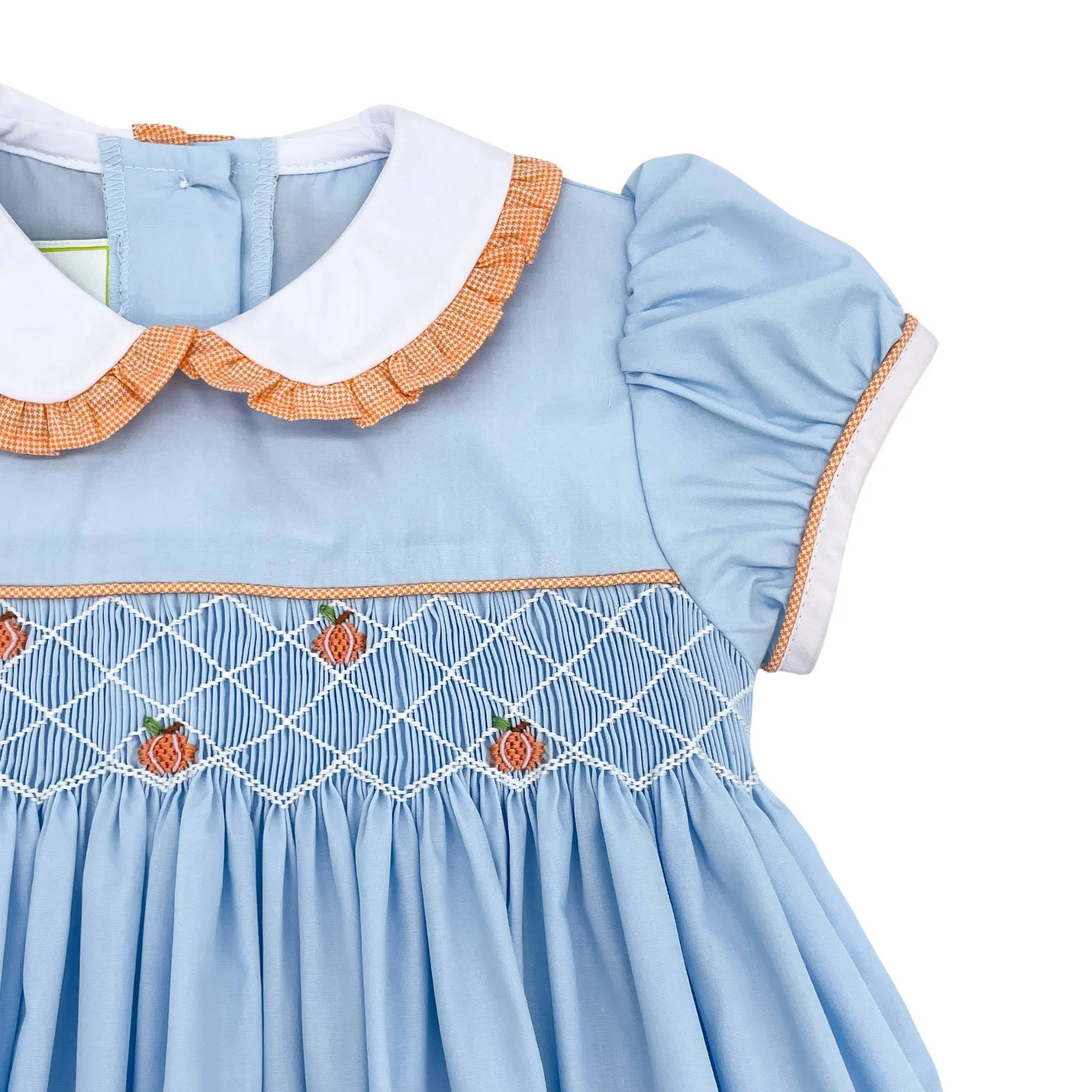 Marion Pumpkin Smocked Dress - FINAL SALE