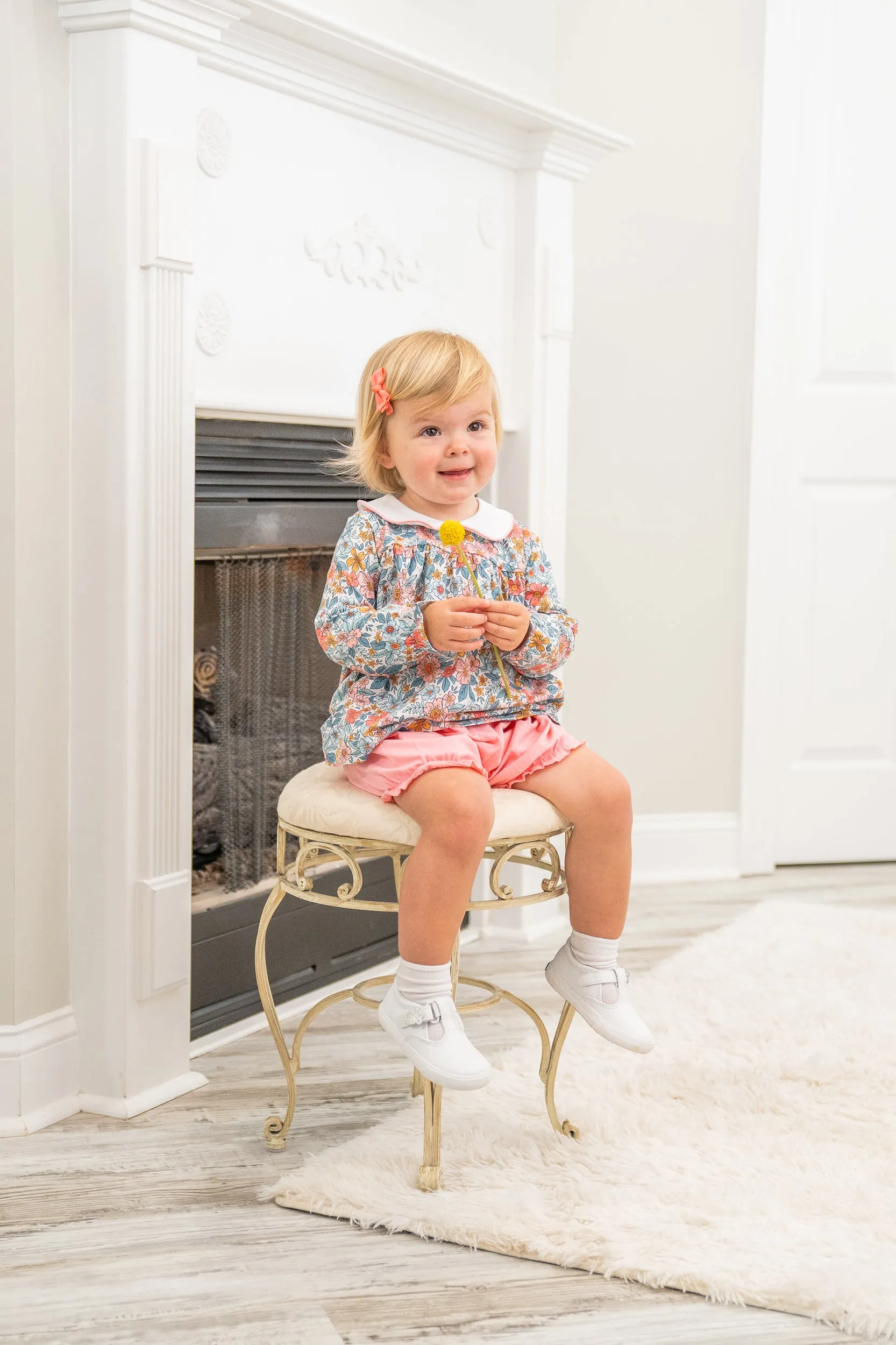 Mary Charlotte Sienna Floral Bloomer Set