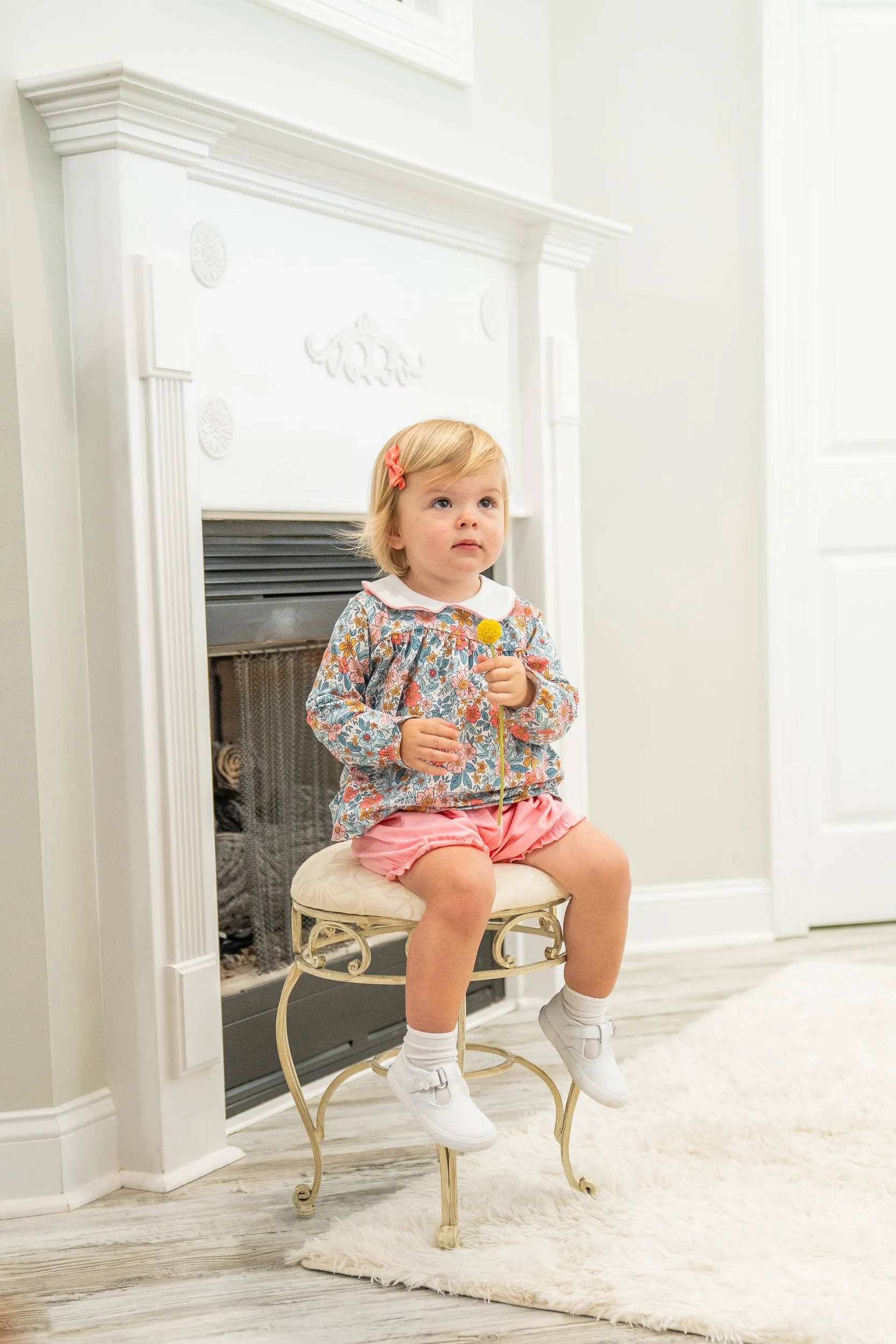 Mary Charlotte Sienna Floral Bloomer Set