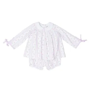 Mary Charlotte Striped Tulip Bloomer Set