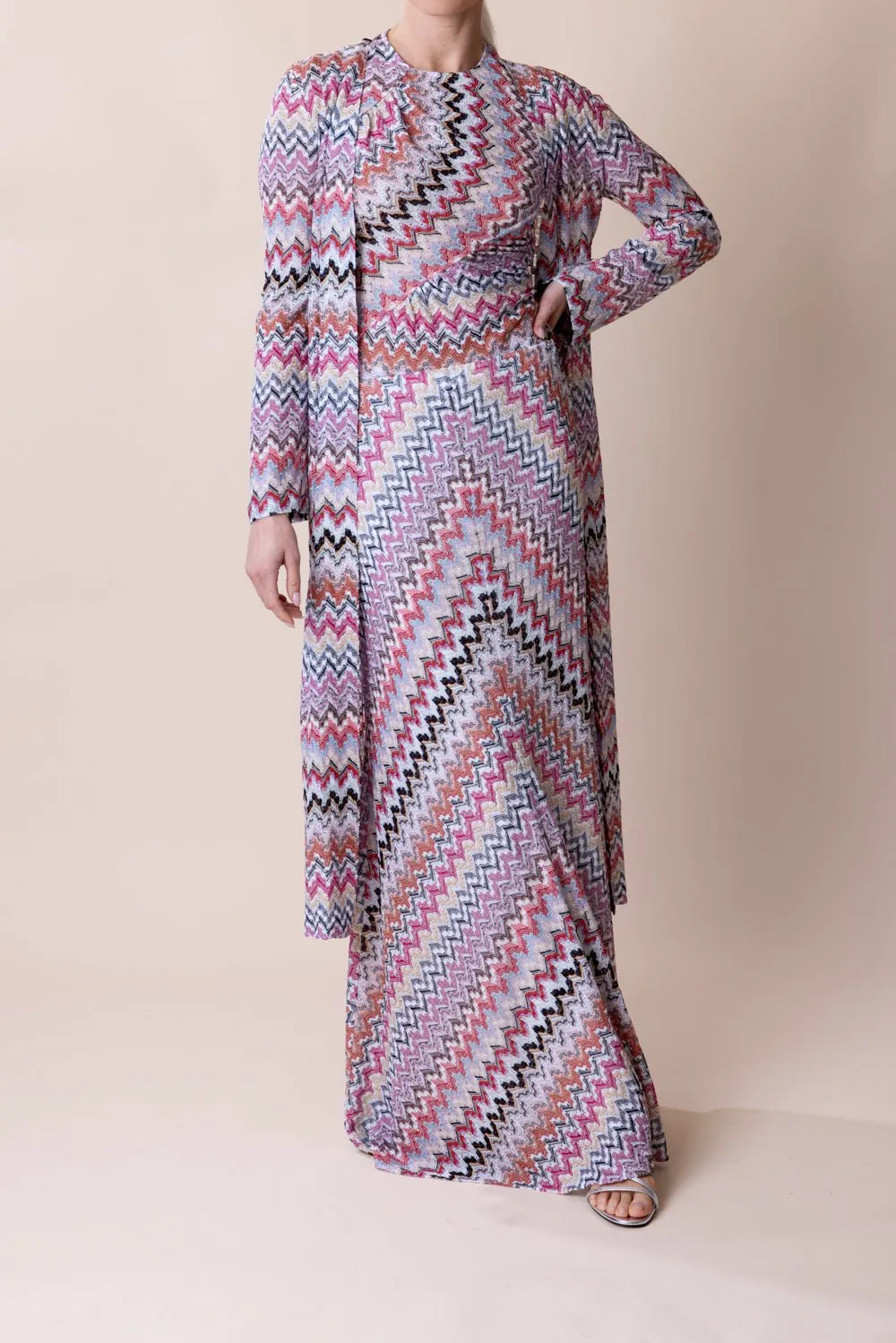 Maxi Skirt - Pink White