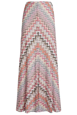 Maxi Skirt - Pink White