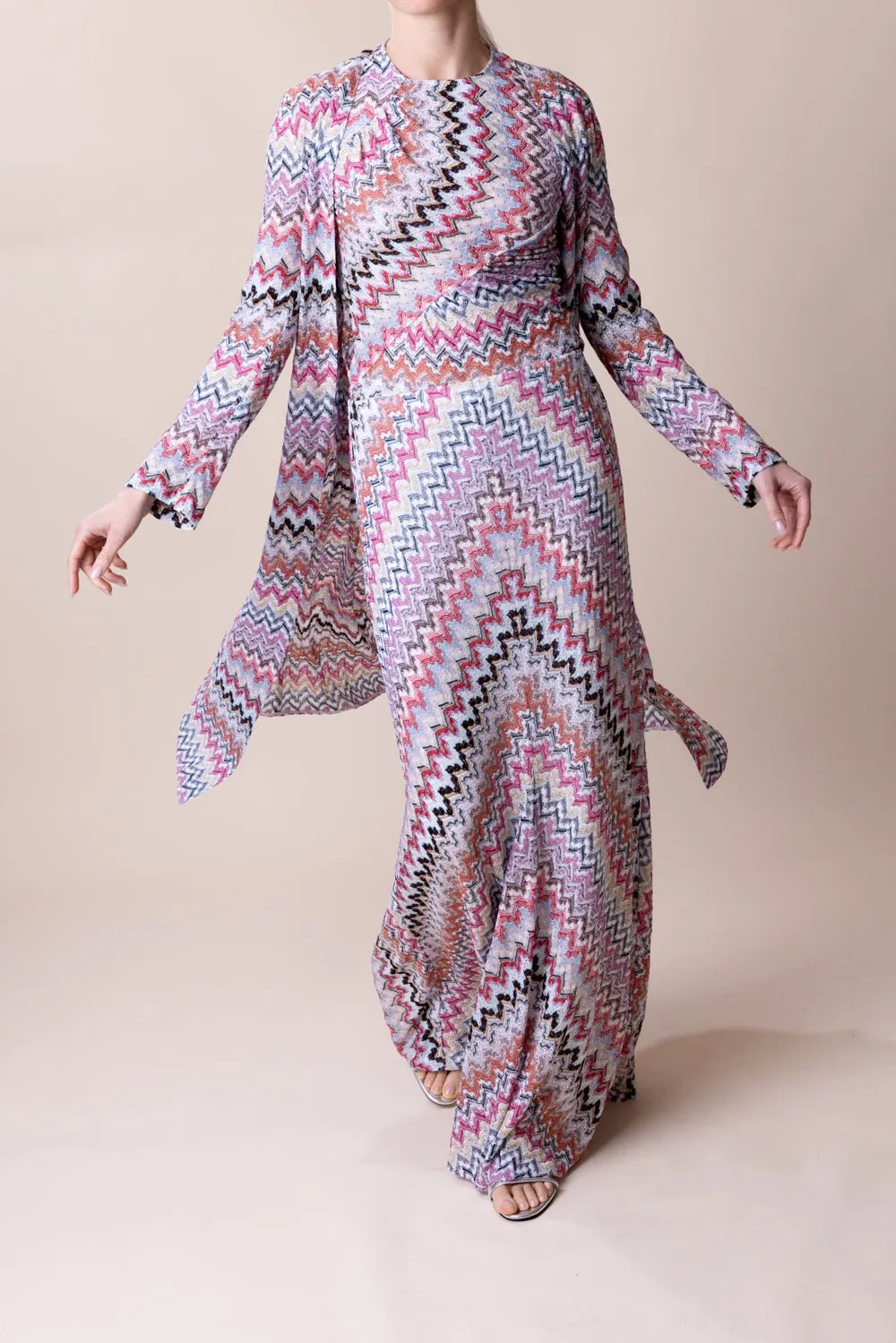 Maxi Skirt - Pink White