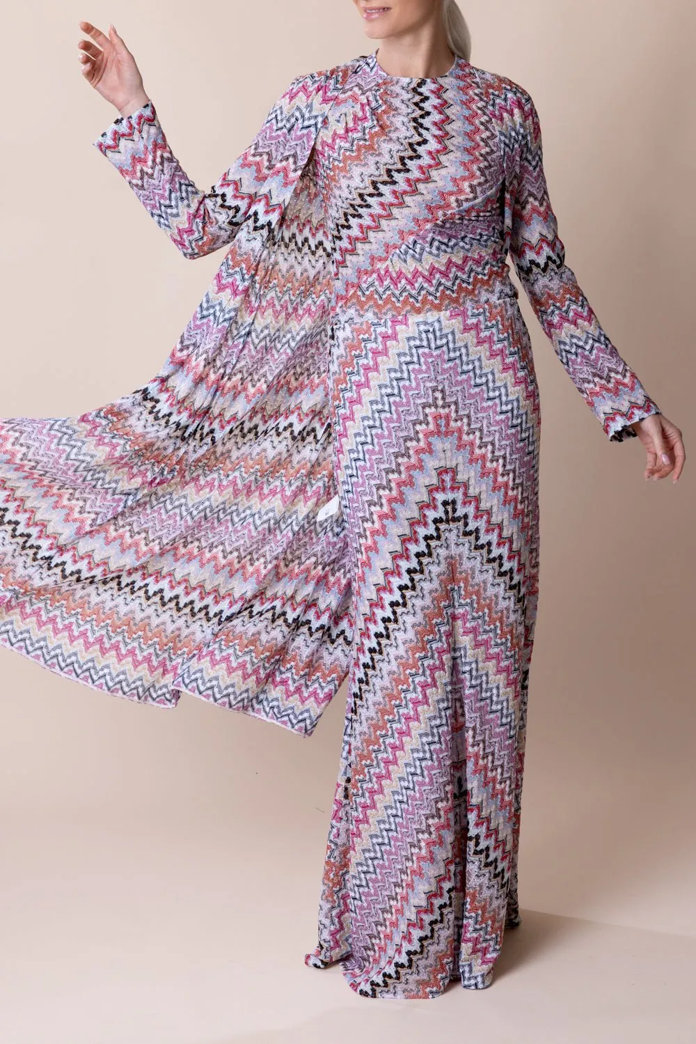 Maxi Skirt - Pink White