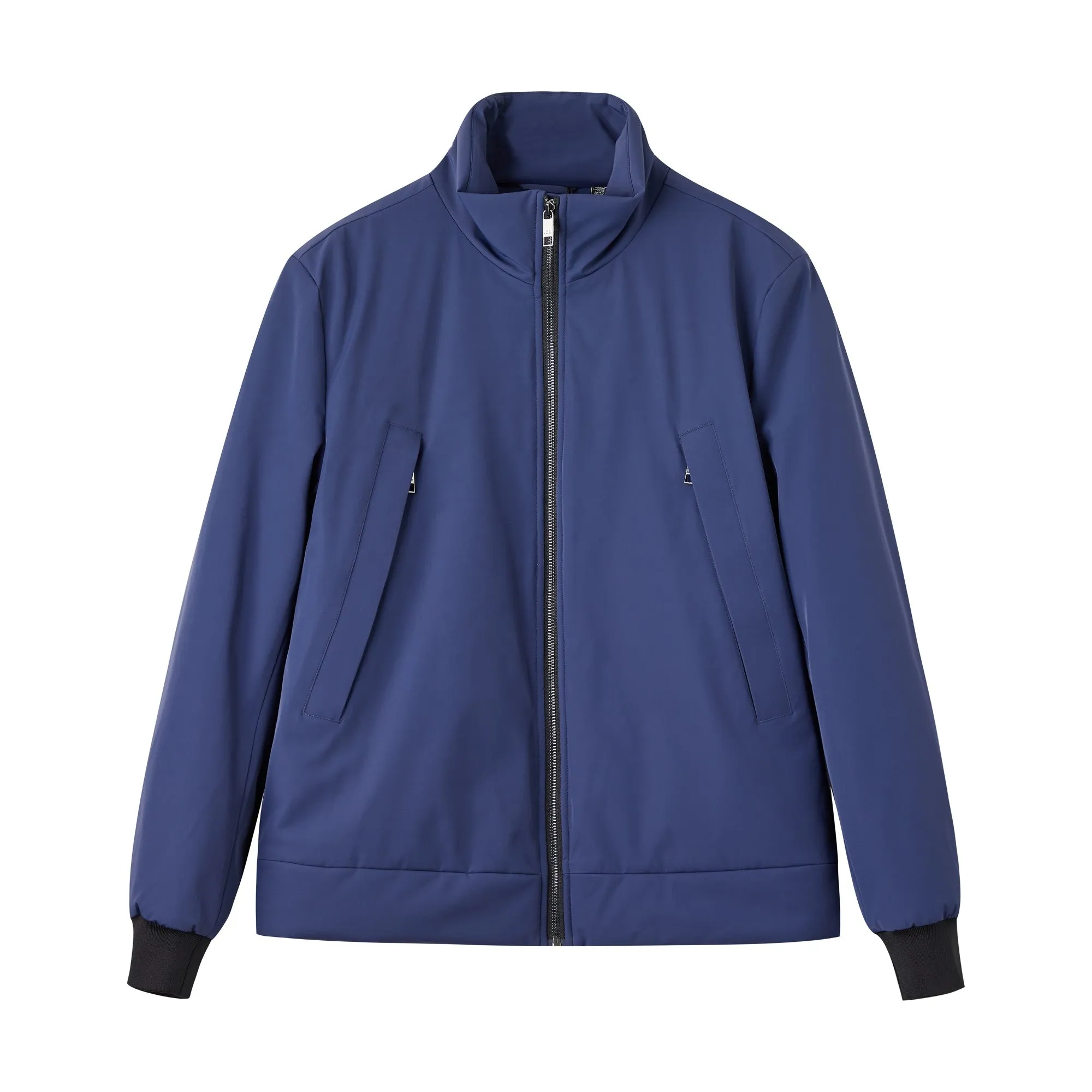Men Mmo-Palms-Quilted Jacket - Blue