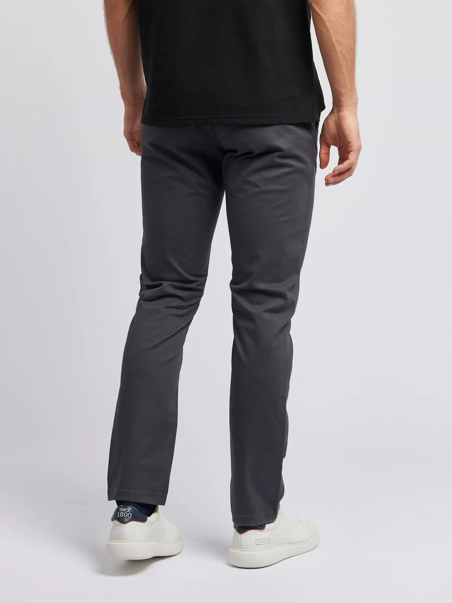 Mens Classic Chinos in Ebony
