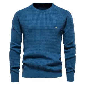 Men's Classic Knit Sweater - Timeless Elegance with Comfortable Fit and Versatile Style