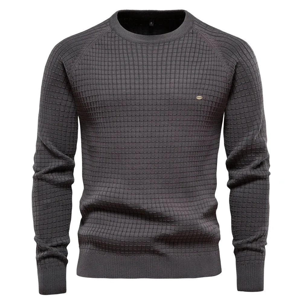 Men's Classic Knit Sweater - Timeless Elegance with Comfortable Fit and Versatile Style