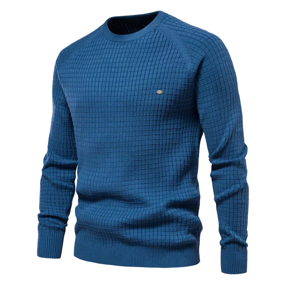 Men's Classic Knit Sweater - Timeless Elegance with Comfortable Fit and Versatile Style