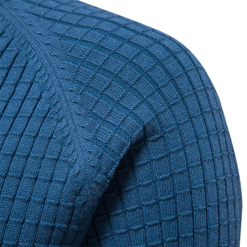 Men's Classic Knit Sweater - Timeless Elegance with Comfortable Fit and Versatile Style