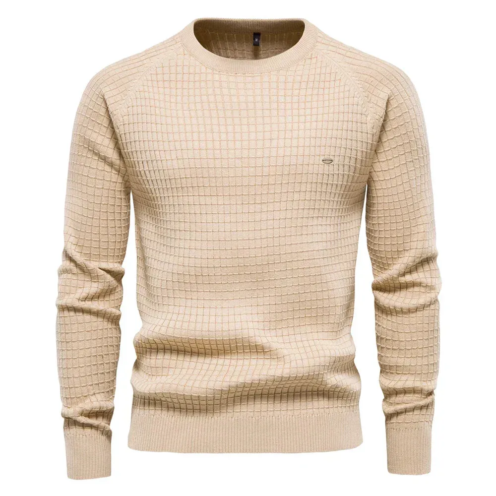 Men's Classic Knit Sweater - Timeless Elegance with Comfortable Fit and Versatile Style
