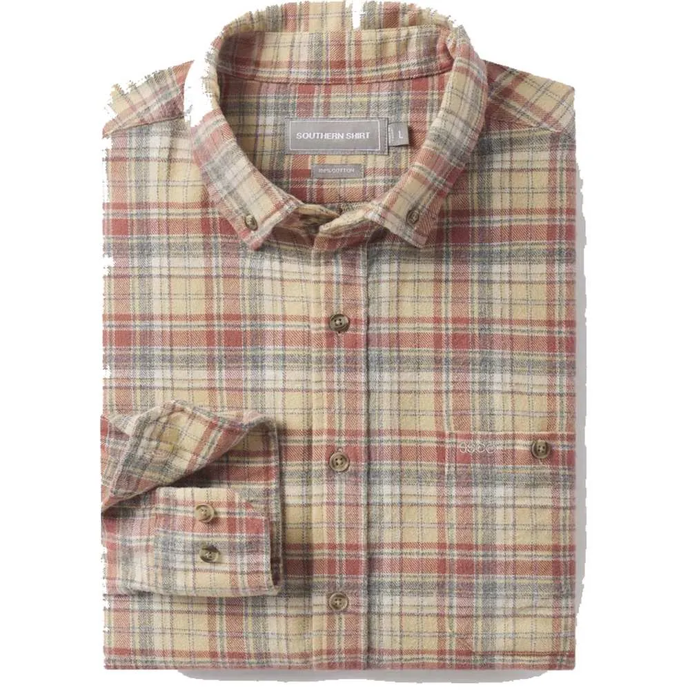 Men's Zion Washed Long Sleeve Flannel