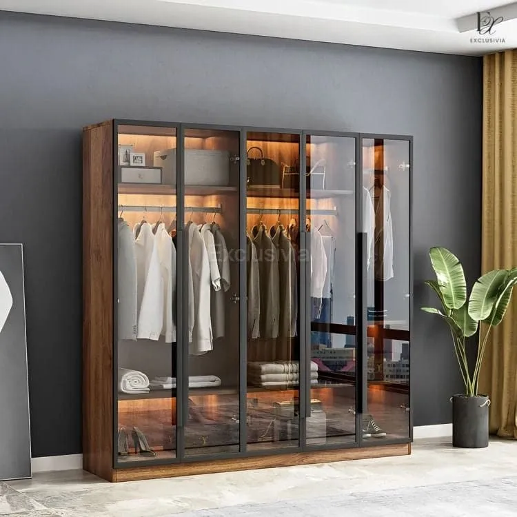 MICA Glass Wardrobe