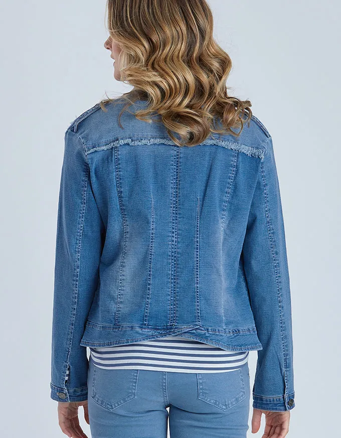 Military Denim Jacket Denim