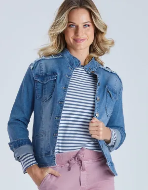 Military Denim Jacket Denim