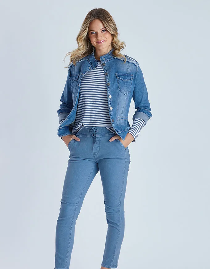 Military Denim Jacket Denim