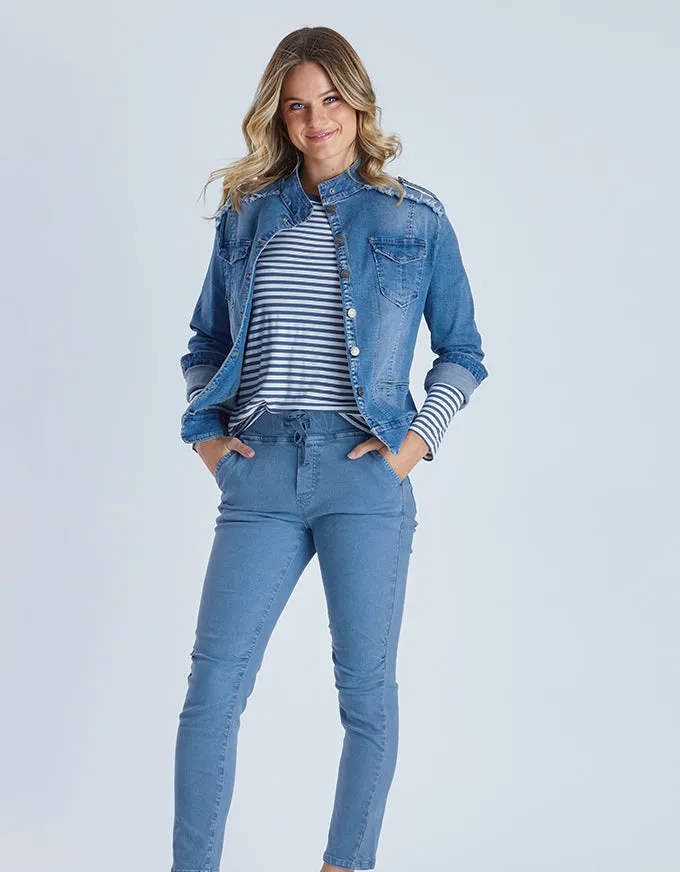 Military Denim Jacket Denim
