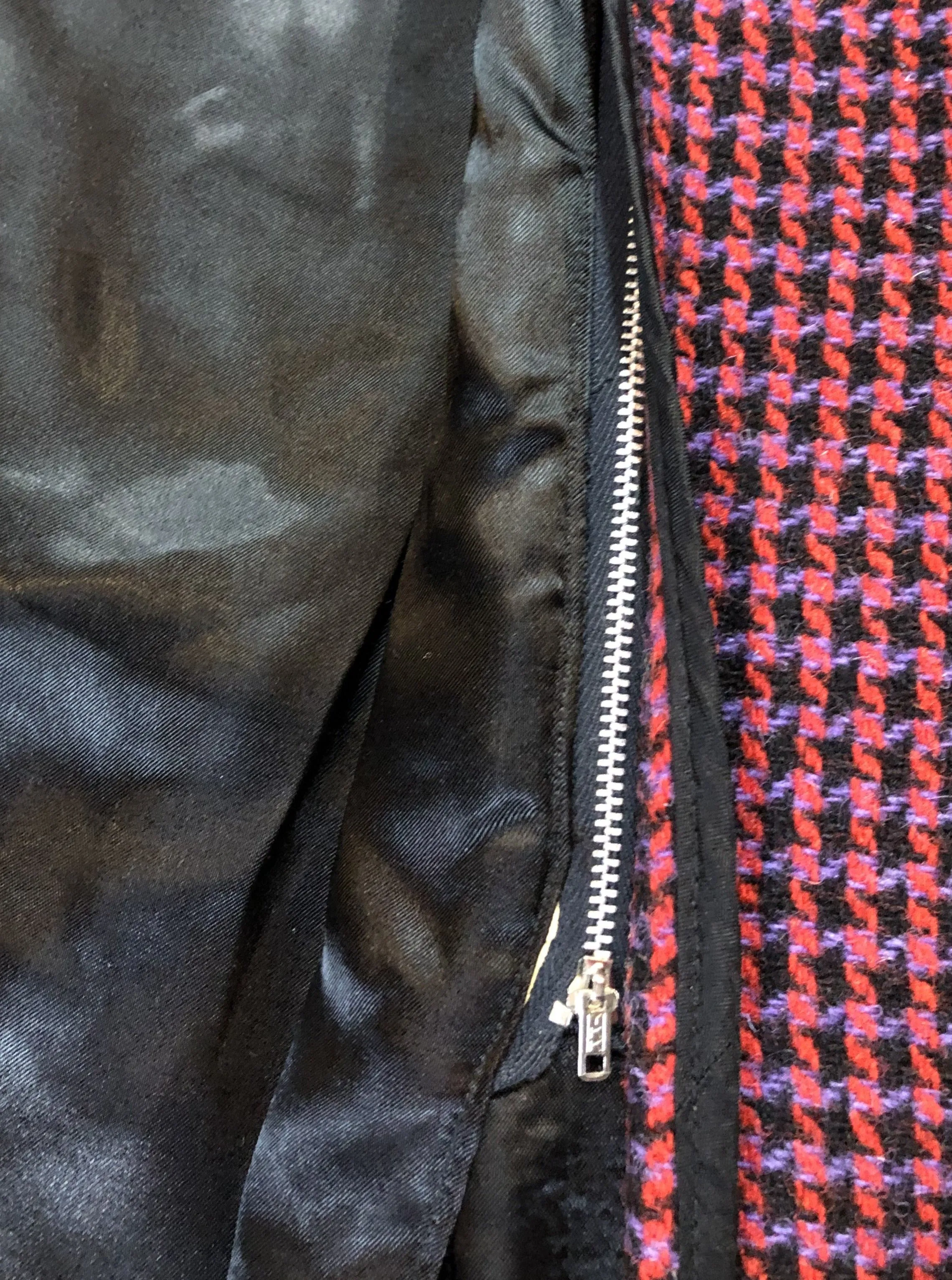 Mills Brothers Houndstooth Wool Coat, Made in Canada