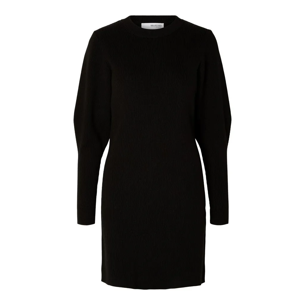 Mirabel LS Knit Dress - Black