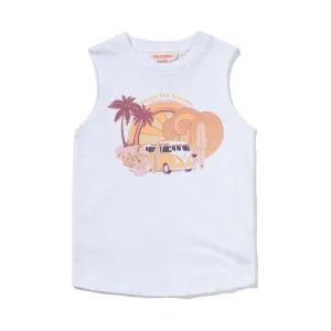 Missie Munster Combi Tank - White